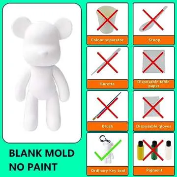 Coniuty DIY Fluid Bear Mold Set – Creative Art Fun