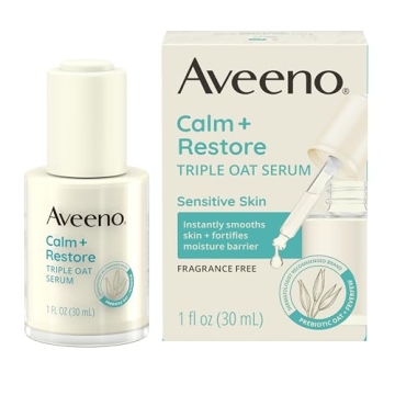 Aveeno Triple Oat Serum for Sensitive Skin - Hydrating & Lightweight