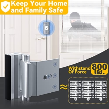 Durable Rerishom 2 Pack Door Lock Safe and Easy to Use