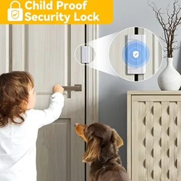 Durable Rerishom 2 Pack Door Lock Safe and Easy to Use