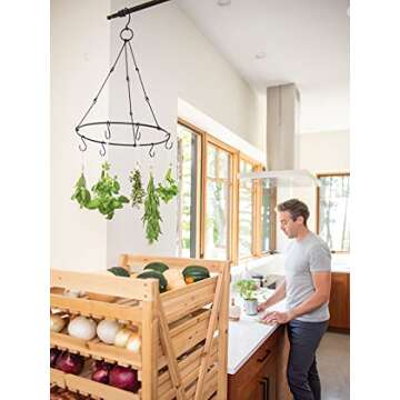 Gardeners Supply Company 9 Drawer Vegetable Storage Rack