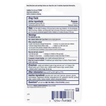 Visine Advanced Relief Eye Drops for Redness Relief