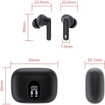 Noise Cancelling Wireless Earbuds with 36H Playtime
