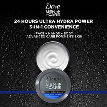 Dove Men+Care Ultra Hydra Cream 6 Pack for Hydrated Skin