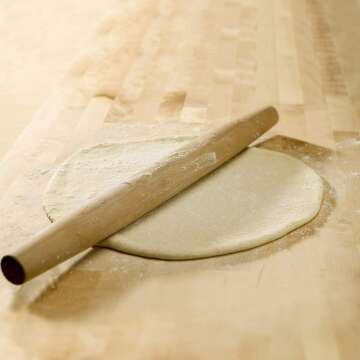 18" French Rolling Pin for Perfect Pastry & Dough