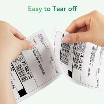 iDPRT Shipping Labels 4×6 - 500 Pack Thermal Labels for Direct Printers