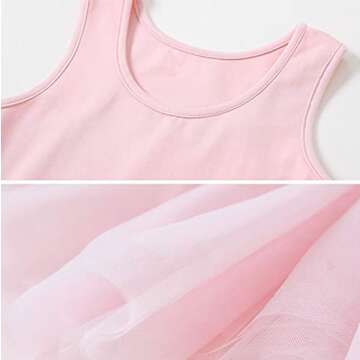 Stelle Ballet Leotards for Girls with Tutu Design