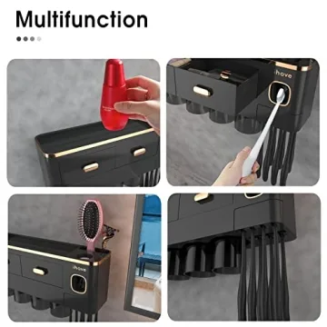 iHave Wall Mounted Toothbrush Holder with Dispensing Feature