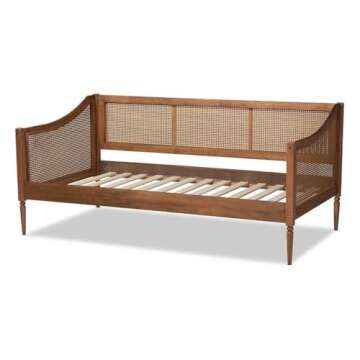 Baxton Studio Ogden Mid-Century Modern Daybed for Home