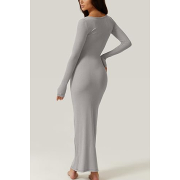 Buy QINSEN Womens Soft Lounge Long Dress - Fall Casual Chic