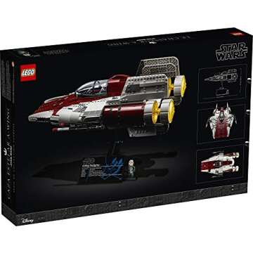 LEGO Star Wars A-Wing Starfighter 75275 Building Kit; Collectible Building Set for Adults; Makes a Cool Birthday for Star Wars Fans (1,673 Pieces)