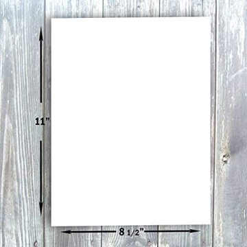 Hamilco Thick White Cardstock 120 lb for Crafting