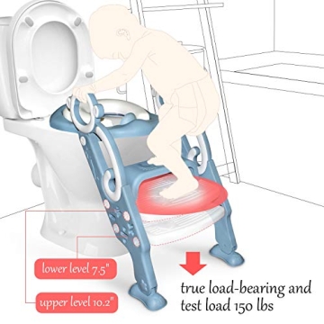 GrowthPic Potty Training Seat with Step Stool for Kids