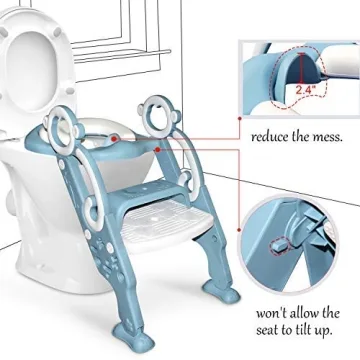 GrowthPic Potty Training Seat with Step Stool for Kids