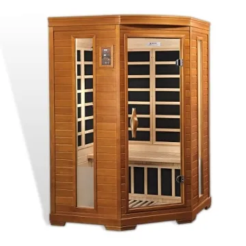 Dynamic Hemming 2 Person Infrared Corner Sauna - Ultimate Home Wellness Solution