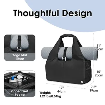 Stylish sportsnew Yoga Gym Bag with Shoe Compartment