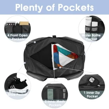 Stylish sportsnew Yoga Gym Bag with Shoe Compartment