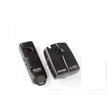 VILTROX JY-120-C1 wireless remote shutter release Compatible with Canon EOS camera 70D 60Da 60D T6s T6i T5i T3i T5 T3 1200D 760D 100D 550D 1100D
