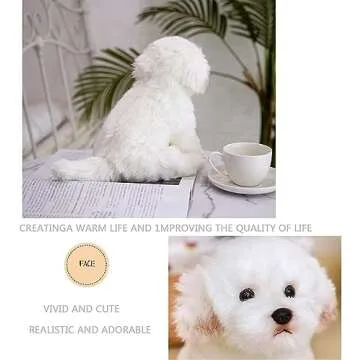Ganz Bichon Frise Plush Toy - Soft 12" Cuddle Buddy