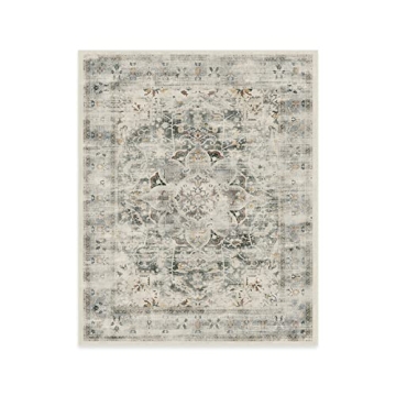 RUGGABLE Washable Sarrah Sage 8x10 Premium Area Rug