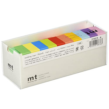 MT Washi Masking Tapes Set of 10 Bright Colors