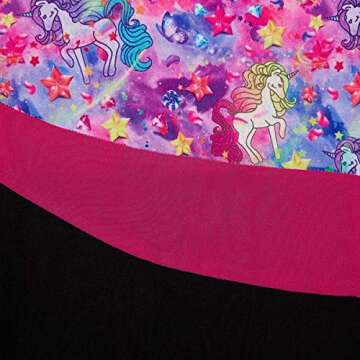 MYQFF Toddler Girls Gymnastics Leotard Sparkly Rhinestone Leotards for Dance Cheerleading Competitions Comfortable Stretchy for Training 3T 4T Black Unicorn