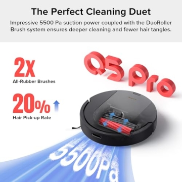 Roborock Q5 Pro Robot Vacuum Mop Combo 5500Pa Suction