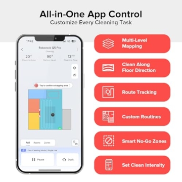 Roborock Q5 Pro Robot Vacuum Mop Combo 5500Pa Suction