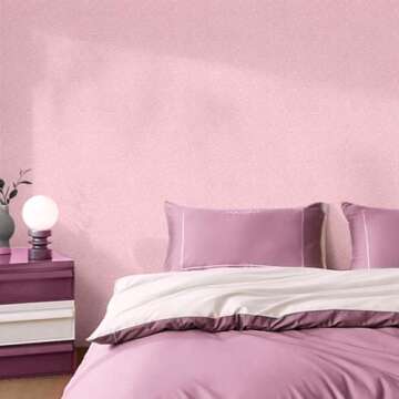 Abyssaly 15.7 inch X 118 inch Pink Wallpaper Embossed Self Adhesive Peel and Stick Removable Home Decorative Vinyl Film Cabinet Furniture Countertop Solid Color Shelf Paper Silk