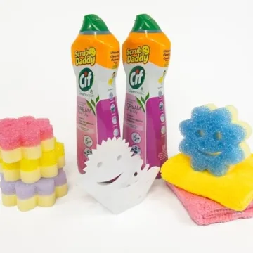 Scrub Daddy Cleaning Supplies Kit - Fun & Effective Cleaning
