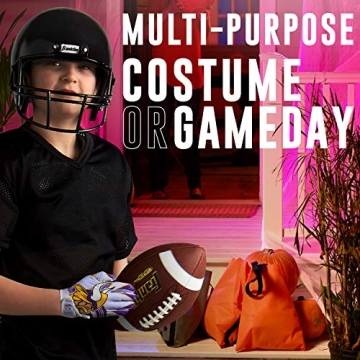 Vikings Youth NFL Football Receiver Gloves for Kids