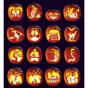 Grampa Bardeen's Family Pumpkin Carving Set