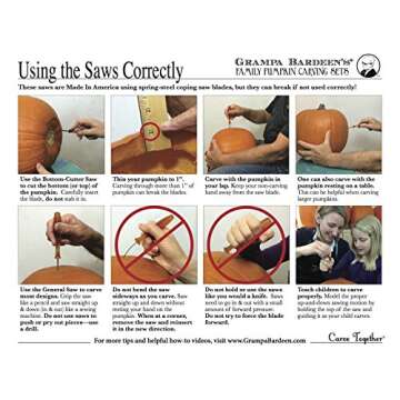 Grampa Bardeen's Pumpkin Carving Kit for Family Fun