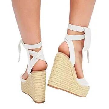 Womens Espadrilles Wedges Sandals - Chic Summer Heels