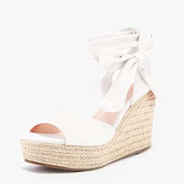 Womens Espadrilles Wedges Sandals - Chic Summer Heels