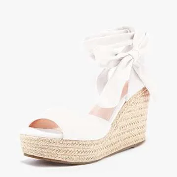 Womens Espadrilles Wedges Sandals - Chic Summer Heels
