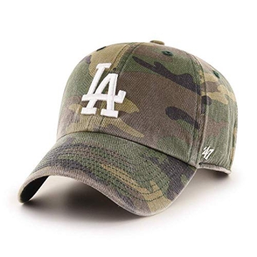 47 MLB Camo Clean Up Adjustable Hat, 100% Cotton, Adjustable Fit