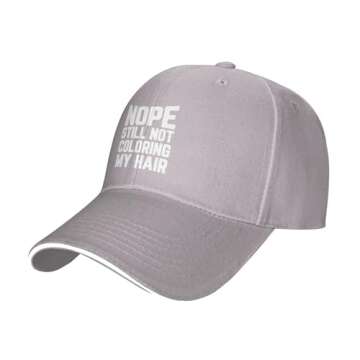 LIYUZHAOA Nope Still Not Dying My Hair Golf Hat - Stylish UV Protection Cap
