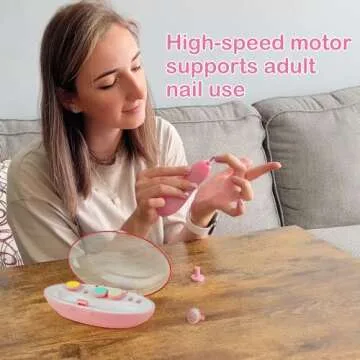 OTTOLIVES Electric Baby Nail Trimmer for Safe Grooming