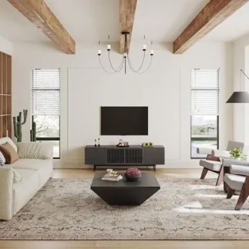 POVISON Fully Assembled TV Stand for 65+ Inch TVs