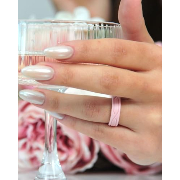 Rinfit Silicone Rings - Stylish Rubber Wedding Bands for Women