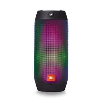 JBL Pulse 2 Portable Splashproof Bluetooth Speaker, Black