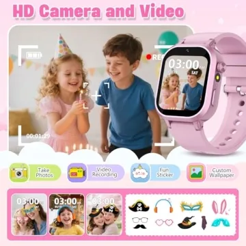 Wiszodet Kids Waterproof Smart Watch for Ages 3-12