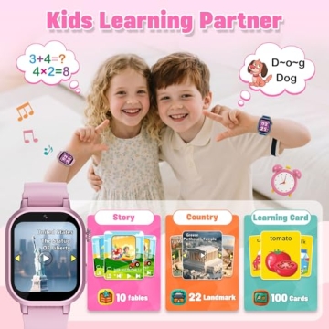 Wiszodet Kids Waterproof Smart Watch for Ages 3-12