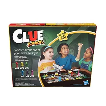Hasbro Clue Junior Board Game for Kids Ages 5-12