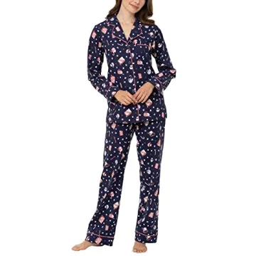 PajamaGram Tall Women’s Pajamas - Double-Brushed Flannel Comfort