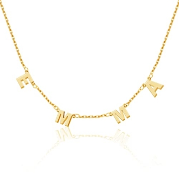 Custom Initial Necklace - Personalized Jewelry for Women