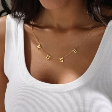Custom Initial Necklace - Personalized Jewelry for Women