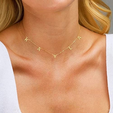 Custom Initial Necklace - Personalized Jewelry for Women