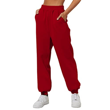 Yovela Sweatpants Women Baggy High Waisted Sweat Pants Fall Clothes Casual Joggers Y2k Aesthetic 202...
